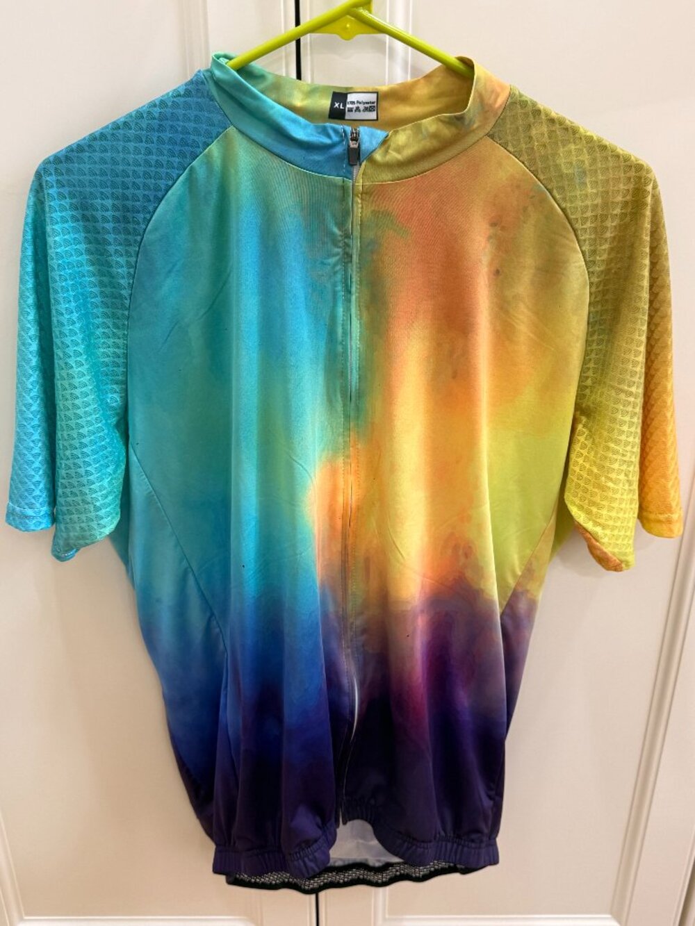 XL Tie Dye Cycling Jersey